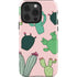 Cactus Print iPhone 15 Pro Impact Case